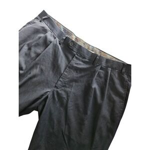 Lauren Ralph Lauren Men's Black Pleated Dress Pants Size 38W X 30L